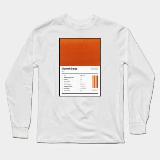 Channel Orange Tracklist Long Sleeve T-Shirt